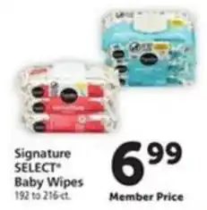 Vons Signature Select Baby Wipes offer