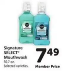 Vons Signature Select Mouthwash offer