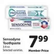 Vons Sensodyne toothpaste offer