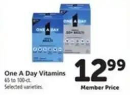 Vons One A Day Vitamins offer