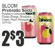 Key Food Bloom Prebiotic Soda offer