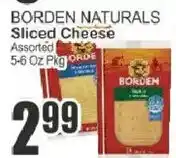 Key Food Borden Naturals Sliced Cheese offer