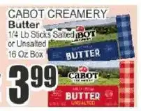 Key Food Cabot Creamery Butter offer