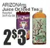 Key Food Arizona juice or iced tea offer