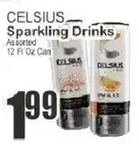 Key Food Celsius sparkling drinks offer