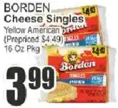 Key Food Borden Cheese Singles offer