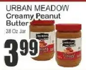 Key Food Urban meadow creamy peanut butter offer
