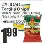Key Food Calidad tortilla chips offer