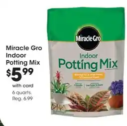 Fred Meyer Miracle Gro Indoor Potting Mix offer