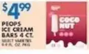 Associated Peops ice cream bars offer
