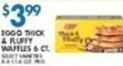 Associated Eggo Thick & Fluffy Waffles offer