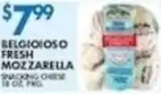 Associated Belgiososo fresh mozzarella snacking cheese offer
