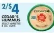 Associated Cedar's hummus offer