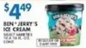 Associated Ben & Jerry's ice cream offer