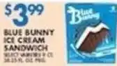 Associated Blue Bunny ice cream sandwich offer