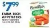 Associated Farm Rich appetizers offer