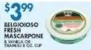 Associated BelGioioso fresh mascarpone offer