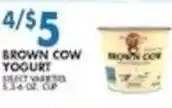 Associated Brown Cow Yogurt offer
