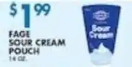 Associated Fage sour cream pouch offer