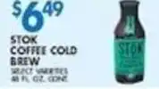 Associated Stok Coffee Cold Brew offer