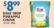 Associated Dole trop pineapple chunk offer
