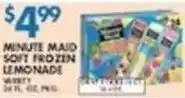 Associated Minute Maid soft frozen lemonade offer