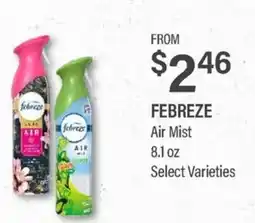 Commissary Febreze Air Mist offer