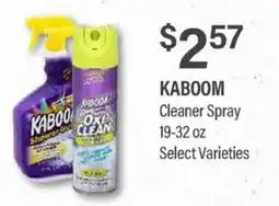 Commissary Kaboom cleaner spray offer