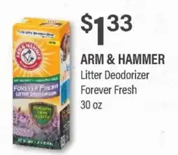 Commissary Arm & Hammer Litter Deodorizer Forever Fresh offer