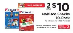 ShopRite Nabisco Snacks offer