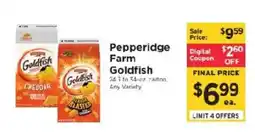 ShopRite Pepperidge Farm Goldfish offer