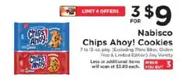 ShopRite Nabisco Chips Ahoy! Cookies offer