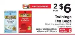 ShopRite Twinings tea bags offer