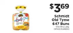 ShopRite Schmidt Old Tyme 647 Buns offer