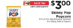 ShopRite Skinny Pop Popcorn offer