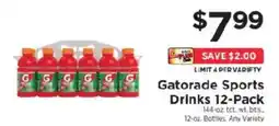ShopRite Gatorade Sports Drinks 12-Pack offer