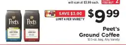 ShopRite Peet's Ground Coffee offer