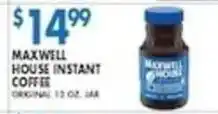 Associated Maxwell House instant coffee offer