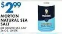 Associated Morton natural sea salt offer