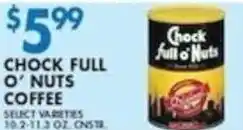Associated Chock Full O' Nuts Coffee offer