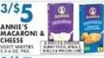 Associated Annie's macaroni & cheese offer