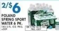 Associated Poland spring sport water offer