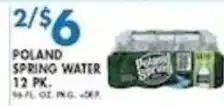 Associated Poland spring water offer