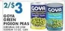 Associated Goya green pigeon peas offer
