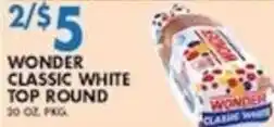 Associated Wonder classic white top round offer