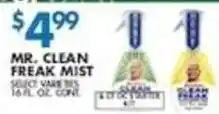 Associated Mr. Clean Freak Mist offer