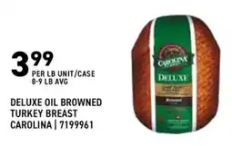 US Foods Chef's Store Carolina deluxe oil browned turkey breast offer