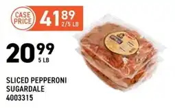 US Foods Chef's Store Sugardale sliced pepperoni offer