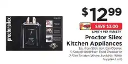 ShopRite Proctor Silex Kitchen Appliances offer