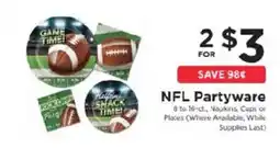 ShopRite Nfl Partyware offer